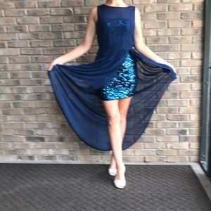 BCBG MAXAZRIA “Katrina” Chiffon Dress/Gown Sz 2